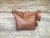 Brown Leather Cross body Bag, Everyday Small Casual Purse, Fashion and Trendy Handbags, Abby