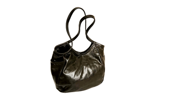 Handmade genuine leather hobo bag