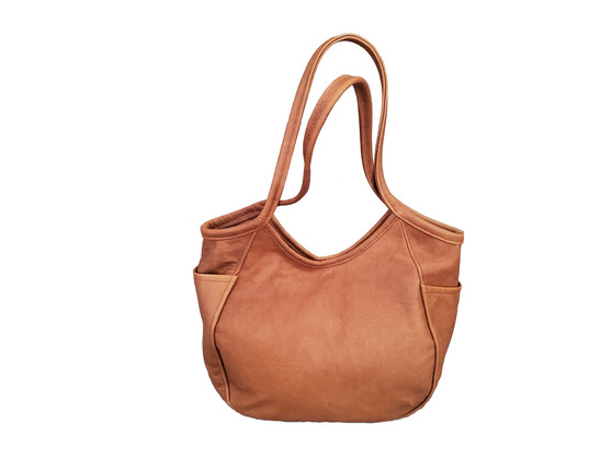 Rustic Retro Handbag, Brown Leather Hobo Bag, Women Purses, Amelia