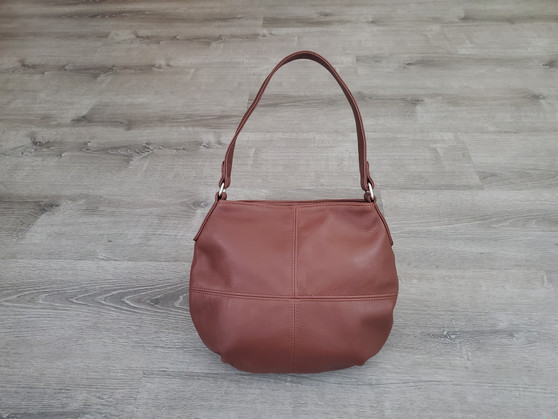 Sienna leather hobo bag
