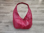 Distressed leather bag