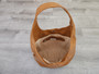 Honey Leather Hobo Bag, Casual Everyday Shoulder Handbag, Alicia