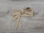 Sand leather wide belt