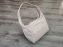 Distressed Leather Hobo Bag, Everyday Shoulder Handbag, Rosa