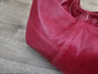 Vintage Pink Leather Bag, Retro Boho Chic Distressed Handbag, Alicia