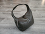 Brown leather bag in stylish trendy style