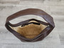 Rustic Brown Leather Hobo Bag, Casual Western Handbag, Rosa