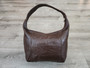Rustic Brown Leather Hobo Bag, Casual Western Handbag, Rosa