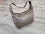 Vintage leather hobo handbag
