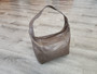 Rustic leather hobo bag