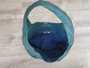 Green Leather Slouchy Hobo Bag, Fashion Casual Hobo Handbag, Alicia