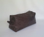 Distressed Brown Leather, Men Toiletry Bag, Travel Bag, Cosmetic Bag