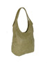 Green leather bag