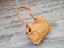 Retro bag, Honey Mustard Leather Shoulder Bag, Everyday Trendy Women Handbags, America