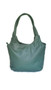 Green Leather Bag, Everyday Shoulder Handbag, Fashion Handbag  with Tassel, Bony