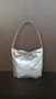 Women Handbags, Textured Gold Leather Bag w/ Braided Handle Purse, Claudia