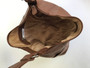 Casual Brown Leather Bag,  Fashion Trendy Handbag, Kenia