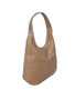 Woman Handbag, Natural Camel Leather Hobo Bag, Cocoon
