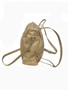 Distressed Leather Backpack Bag, Woman Shoulder Handbag, Ceida