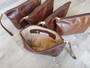 Distressed Leather Clutch Bag w/ Wrist Strap, Fashion Small Leather Bag, Leather Pouch, Leather Clutch, Handmade Handbags, Comet