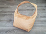 Distressed Camel Leather Hobo Bag, Bohemian Handbag, Rosa