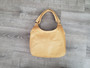 Camel Leather Bag, Everyday Fashion Shoulder Handbag, Bony