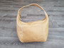 Distressed Leather Hobo Bag, Bohemian Camel Handbag, Rosa
