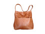 Orange leather bag