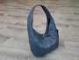Blue Leather Bag, Women Shoulder Handbag, Stylish Trendy, Alicia