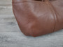 Coffee Leather Bag, Hobo Style, Casual Handbag, Alicia