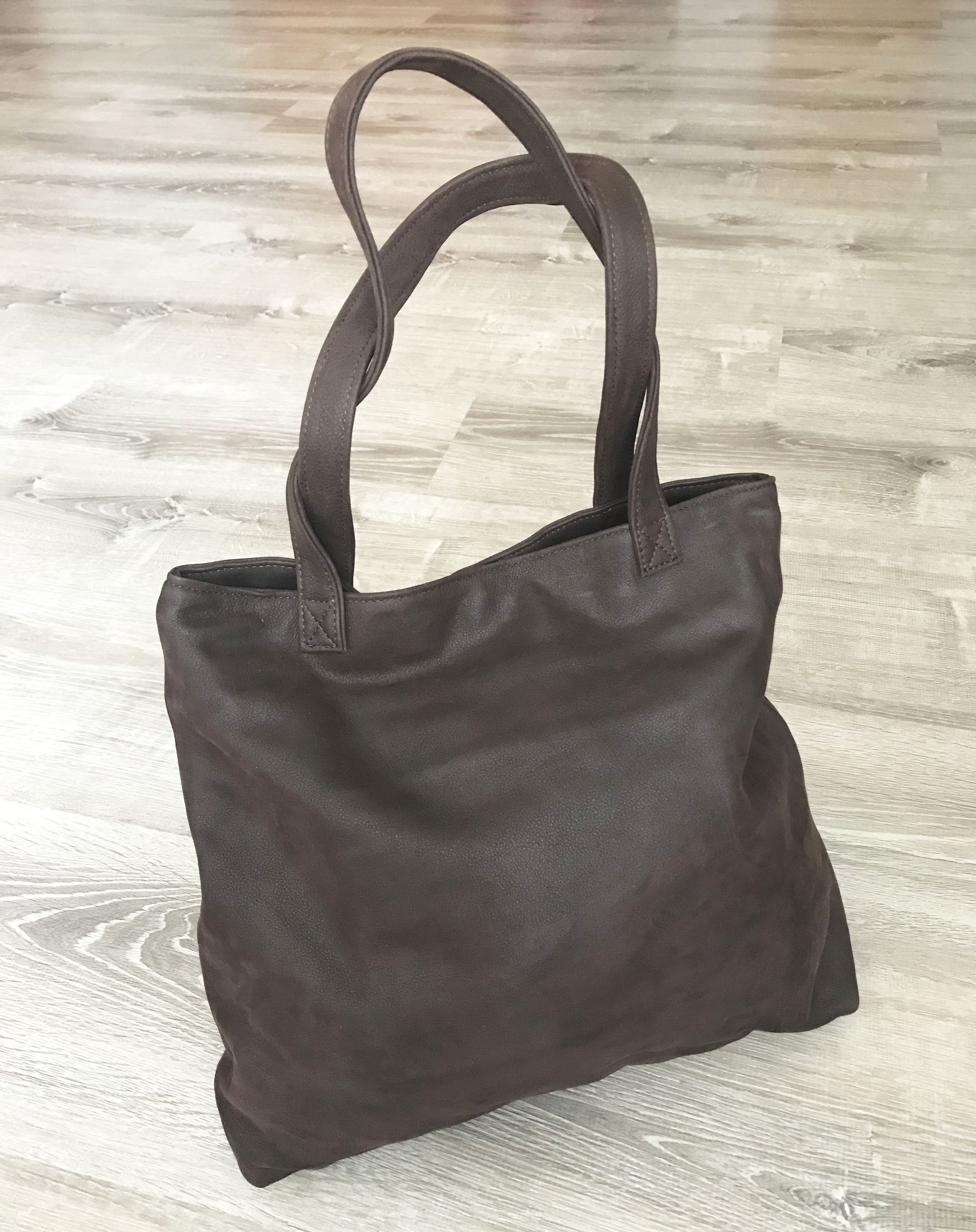 suede shopper