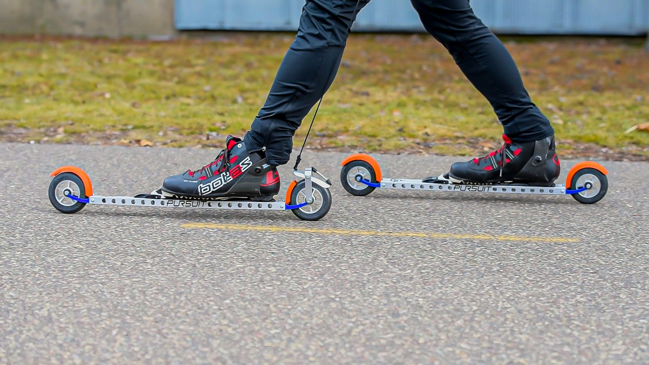 Most stable and smooth skate rollerskis