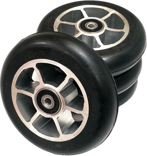 4 Built 100x24 mm Roller Ski Wheels