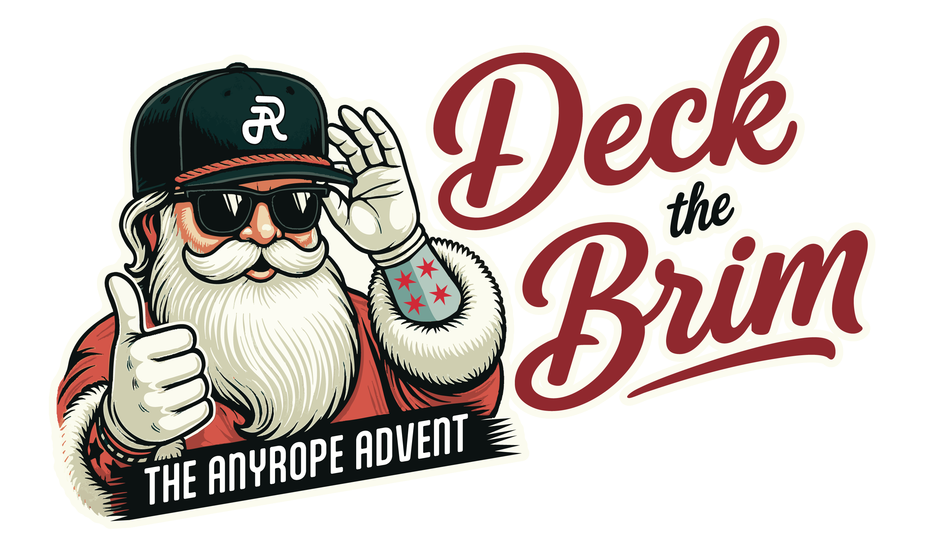 Deck the brim rope hat advent calendar