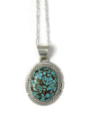 Number 8 Turquoise Pendant by Larson lee (PD5138)