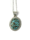 Number 8 Turquoise Pendant by Larson lee (PD5138)