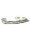 Hand Stamped Silver Bracelet by Bruce Morgan (BR6791)