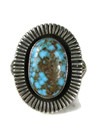 Kingman Turquoise Ring Size 9 by Philbert Secatero (RG6136)