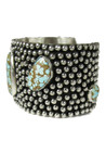 Number 8 Turquoise Cuff Bracelet by Ronnie Willie (BR6827)