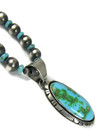 Kingman Turquoise Pendant Necklace Set by Cooper Willie (NK5383)