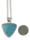 Triangular Kingman Turquoise Pendant (PD5411)