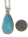 Kingman Turquoise Pendant by Lyle Piaso (PD5413)