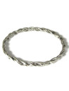 Silver Braid Bangle Bracelet by Elaine Tahe (BR6845)