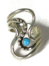 Sleeping Beauty Turquoise Swirl Ring Size 7 (RG6159)