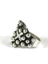 Silver Cross Ring Size 8 1/4 by Geneva Apachito (RG6180-S8.25) 