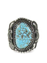 Number 8 Turquoise Ring Size 9 1/4 by Derrick Gordon (RG6183)