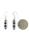 Lapis Silver Bead Necklace & Earring Set (NK5513) 