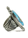 Kingman Turquoise Ring Size 10 1/2 - Adjustable by Albert Jake (RG7226) 