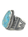 Kingman Turquoise Ring Size 14 by Lyle Piaso (RG7000)