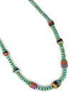 Turquoise Heishi & Gemstone Inlay Bead Necklace by Ronald Chavez (NK5403)